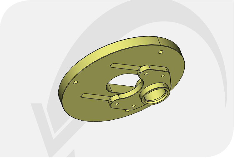 3D model top mount race car front suspension