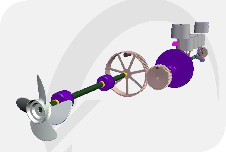 modeling powerboat driveline dynamic simulation